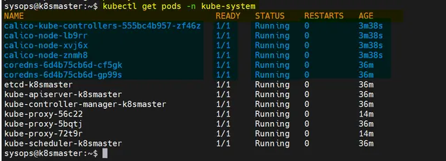 Kube-System-Pods-after-calico-installation